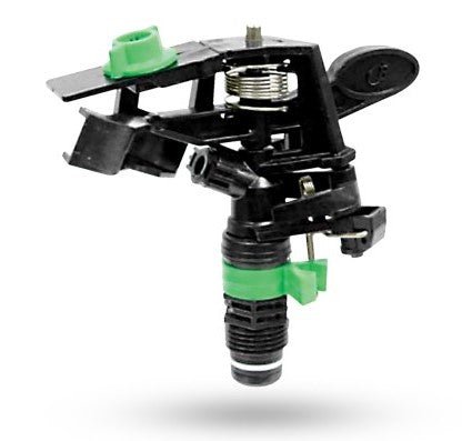 Buckner 65P 1/2" Full - Circle/Part - Circle Heavy Duty Plastic Impact Sprinkler - Sprinklershop