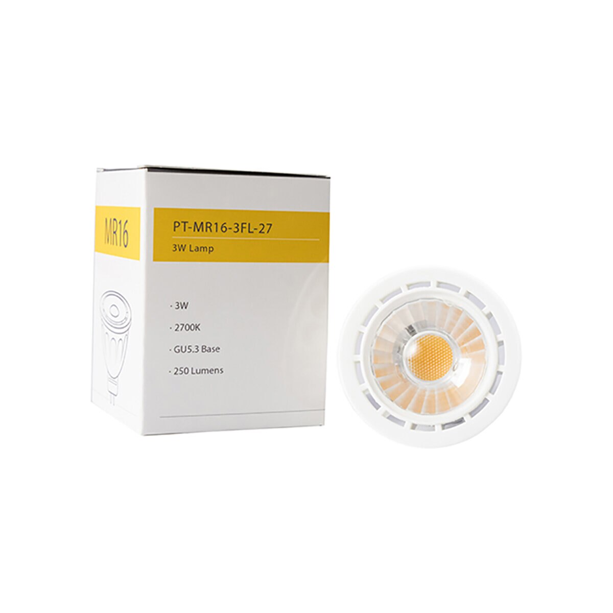 Pro-Trade MR16 LED 3W 250 Lumens 2700K 38 Degree Bulb