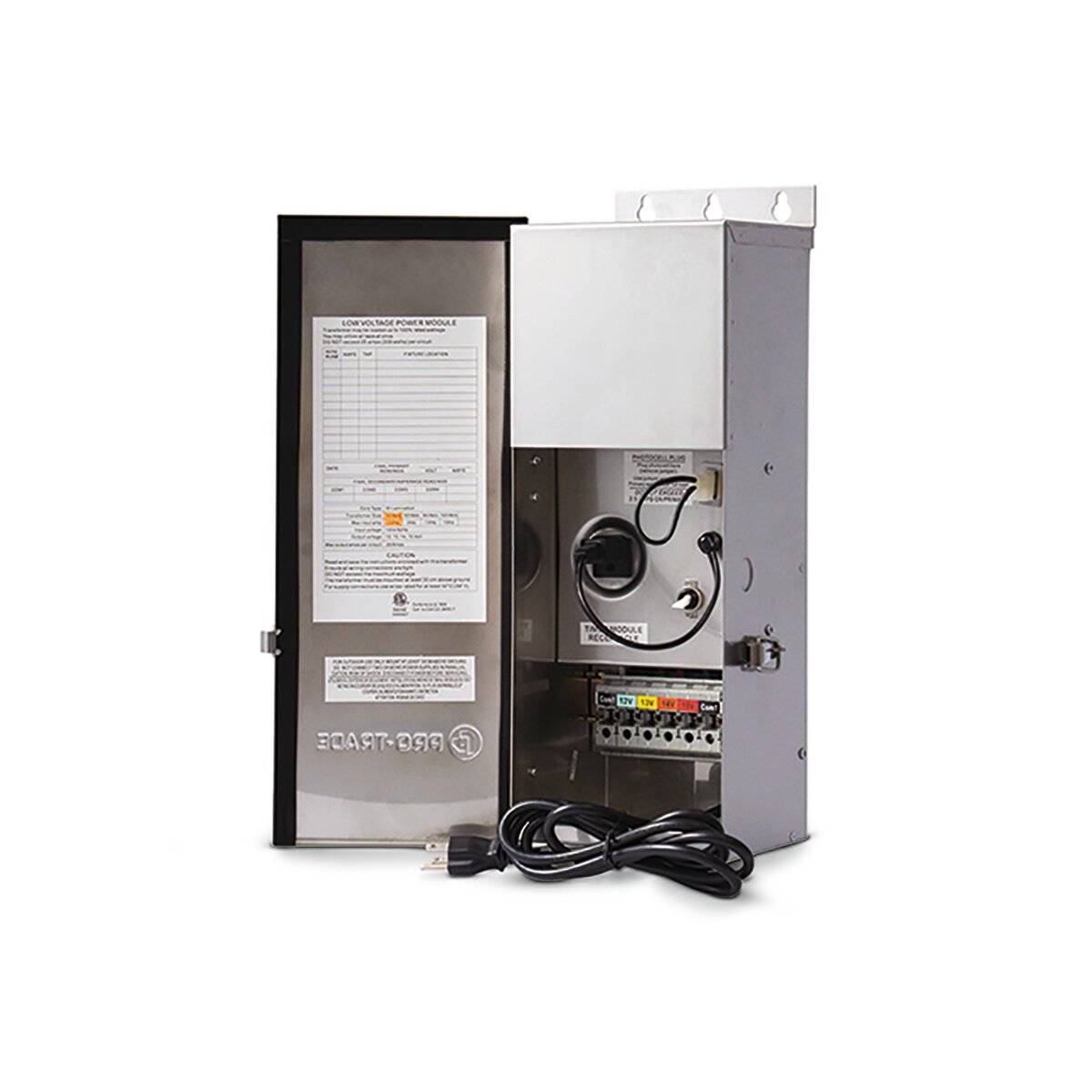 Pro-Trade TR1 Lighting Transformer 150W Stainless Steel