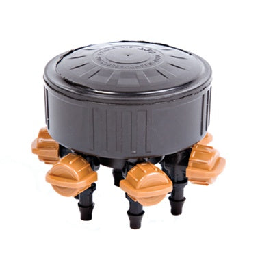 6-Outlet Adjustable Drip Manifold | 1/2