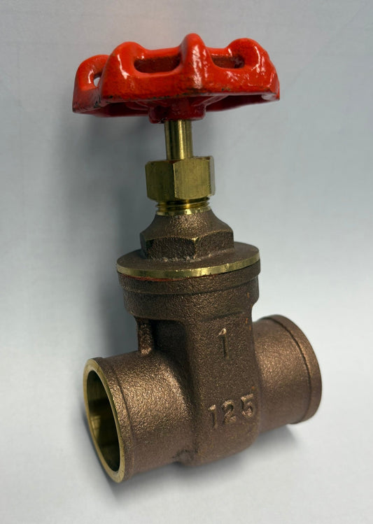 Brass Gate Valve - Copper (** Special Prices **) - Sprinklershop